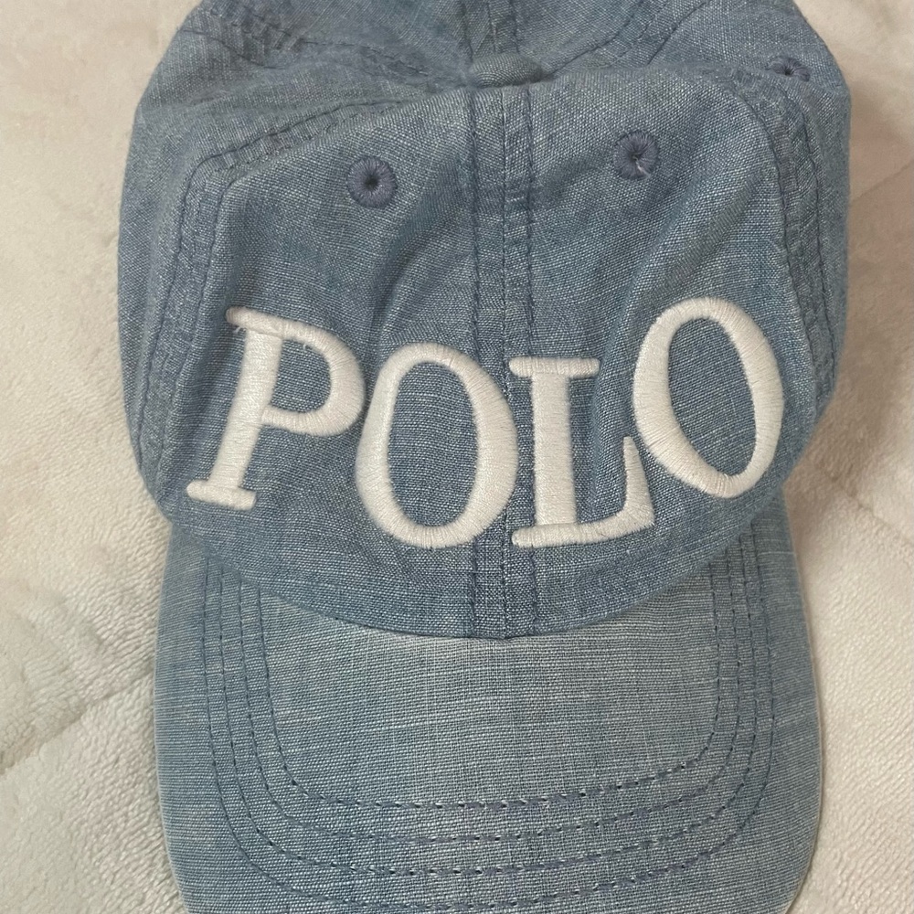 Kids Polo Ralph Lauren Denim Blue Cap one size/size 4-6X